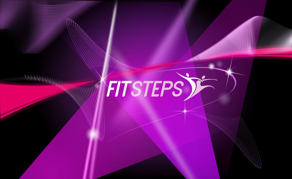 FitSteps Dance Fitness Background Logo