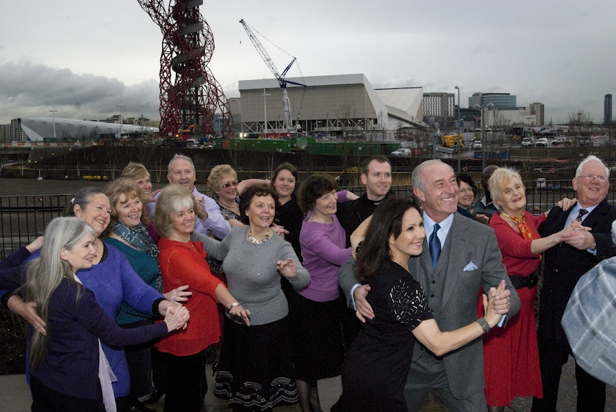 We provided dancers for the launch at Olympic Park (whilst still under construction)
