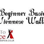 Beginner Basic Viennese Waltz text with Learn To Dance logo in the bottom left corner