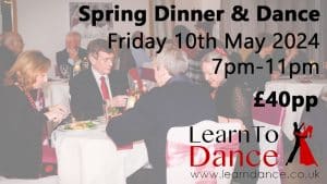 advert for our spring dinner and dance in burnham on friday 10th may 2024