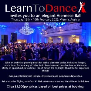 Vienna dance weekend 2025 initial package price launch